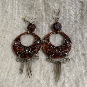 Gorgeous woody earrings
